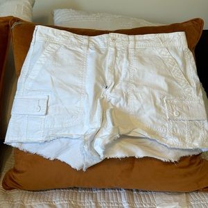 American eagle cut off cargo shorts